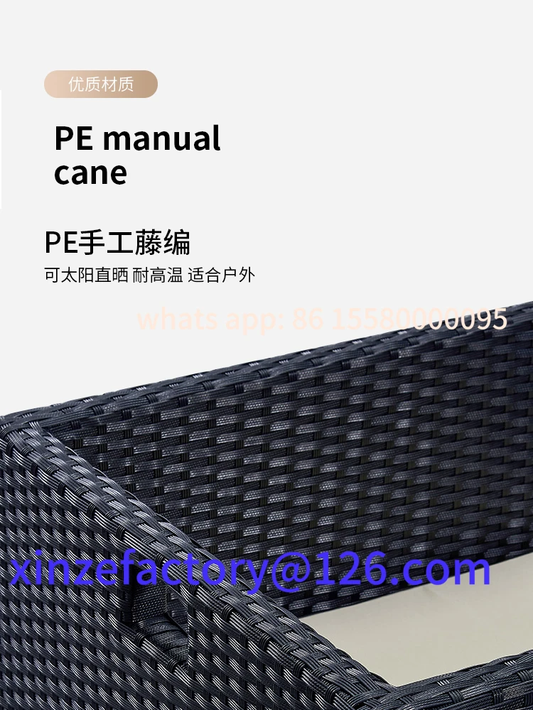 Настраиваемый стул для террасы для отдыха на открытом воздухе - Фотография_4