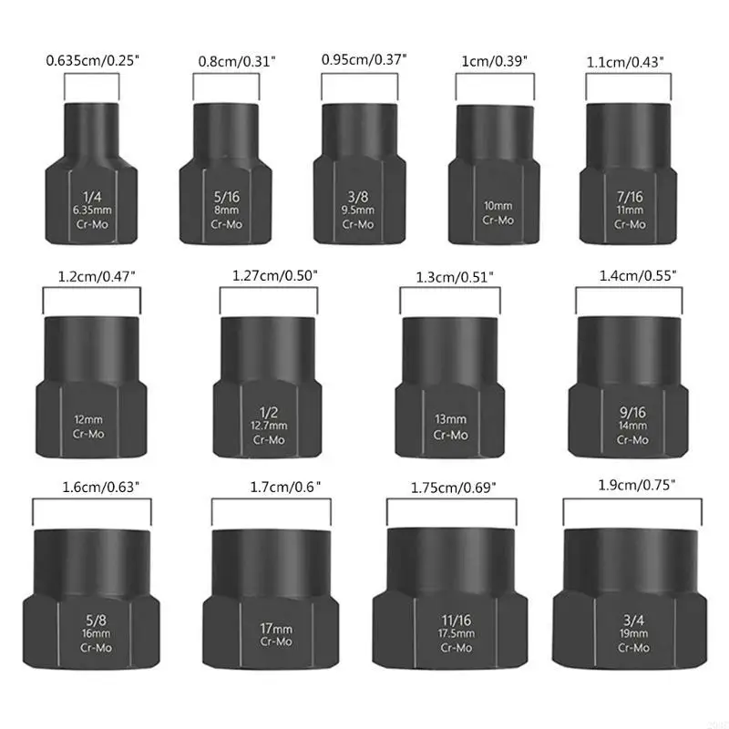 Многофункциональный набор для снятия гаек с ударным болтом - Фотография_6