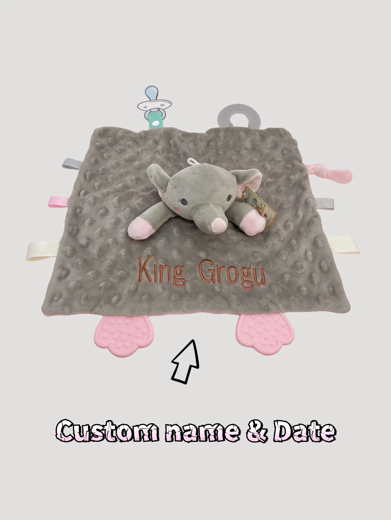 Персонализированное письмо с вышивкой для новорожденных - Фотография_2