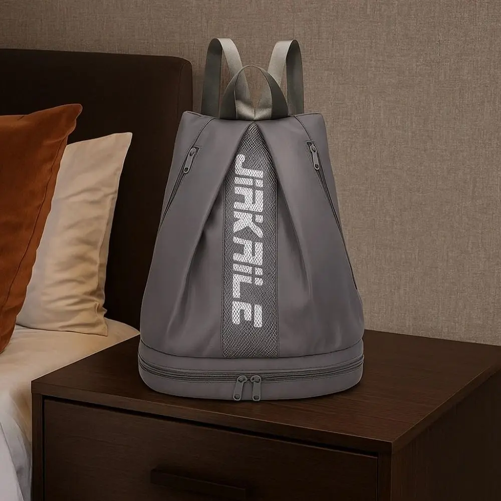 Портативный спортивный рюкзак большой емкости с нижним отделением - Фотография_4