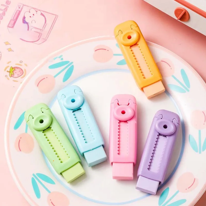 【1 ластик + 2 стержня】 креативный набор ластиков push-pull design - Фотография_2