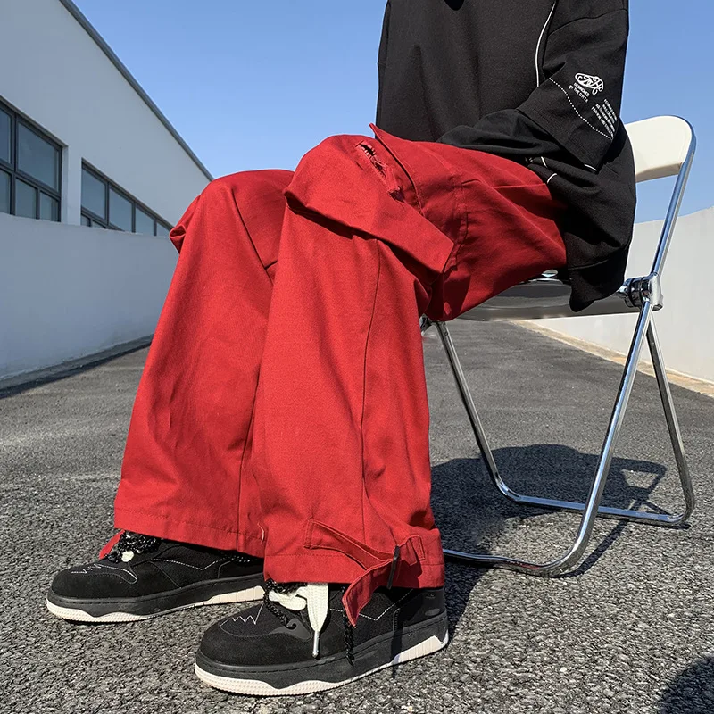 Wide leg work pants for men - Фотография_5