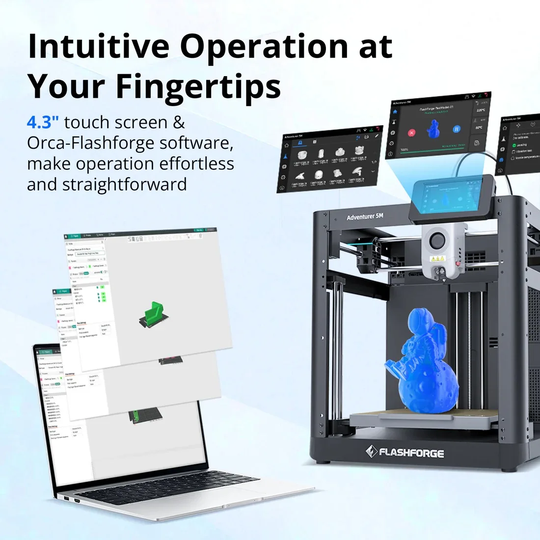 3d-принтер flashforge adventurer 5m fdm - Фотография_3