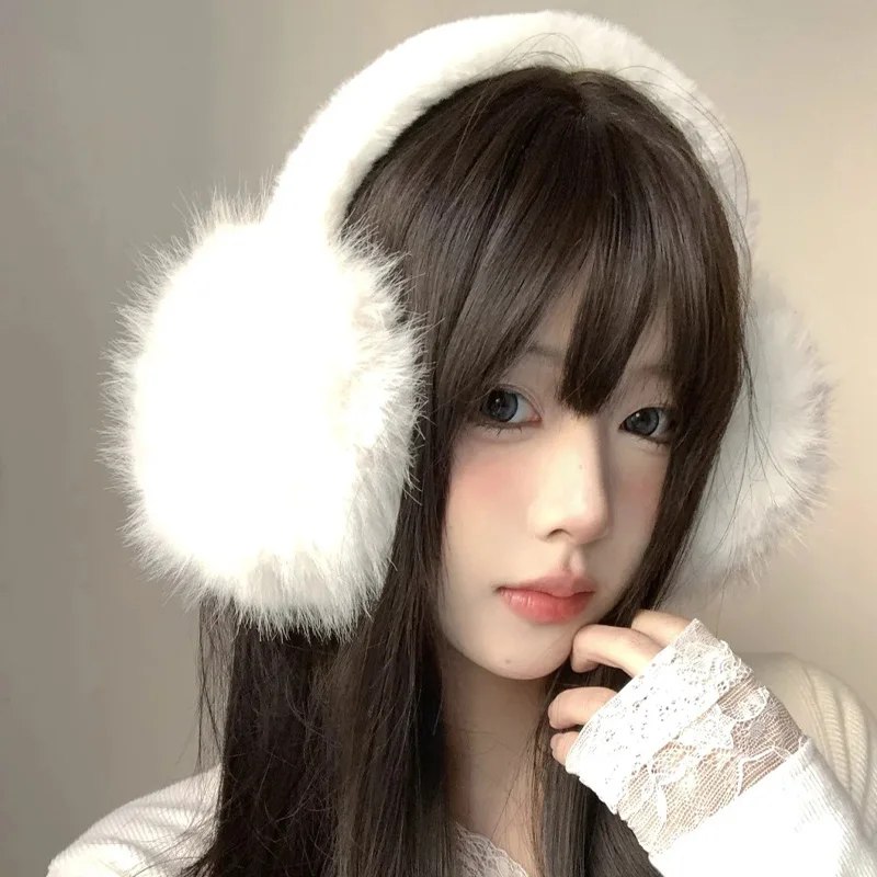 Harajuku милые плюшевые ветрозащитные - Фотография_4