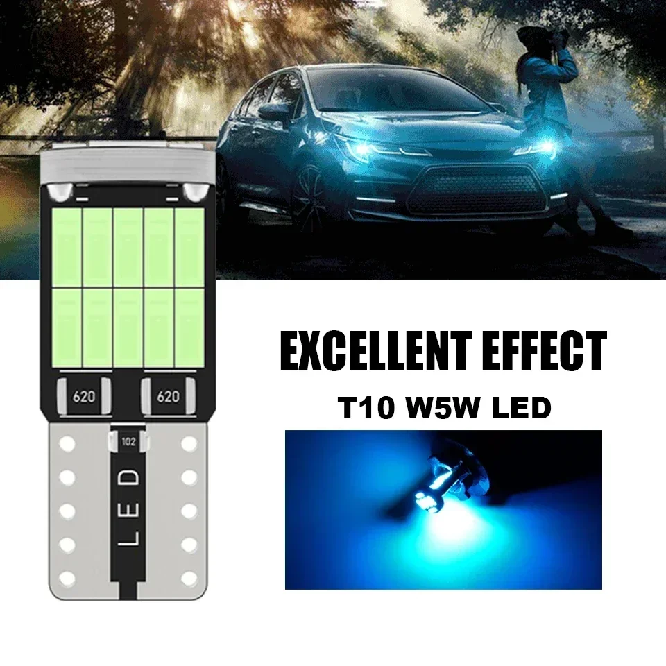 Яркий t10 w5w, светодиодный автомобильный светильник 26smd 4014 smd - Фотография_2