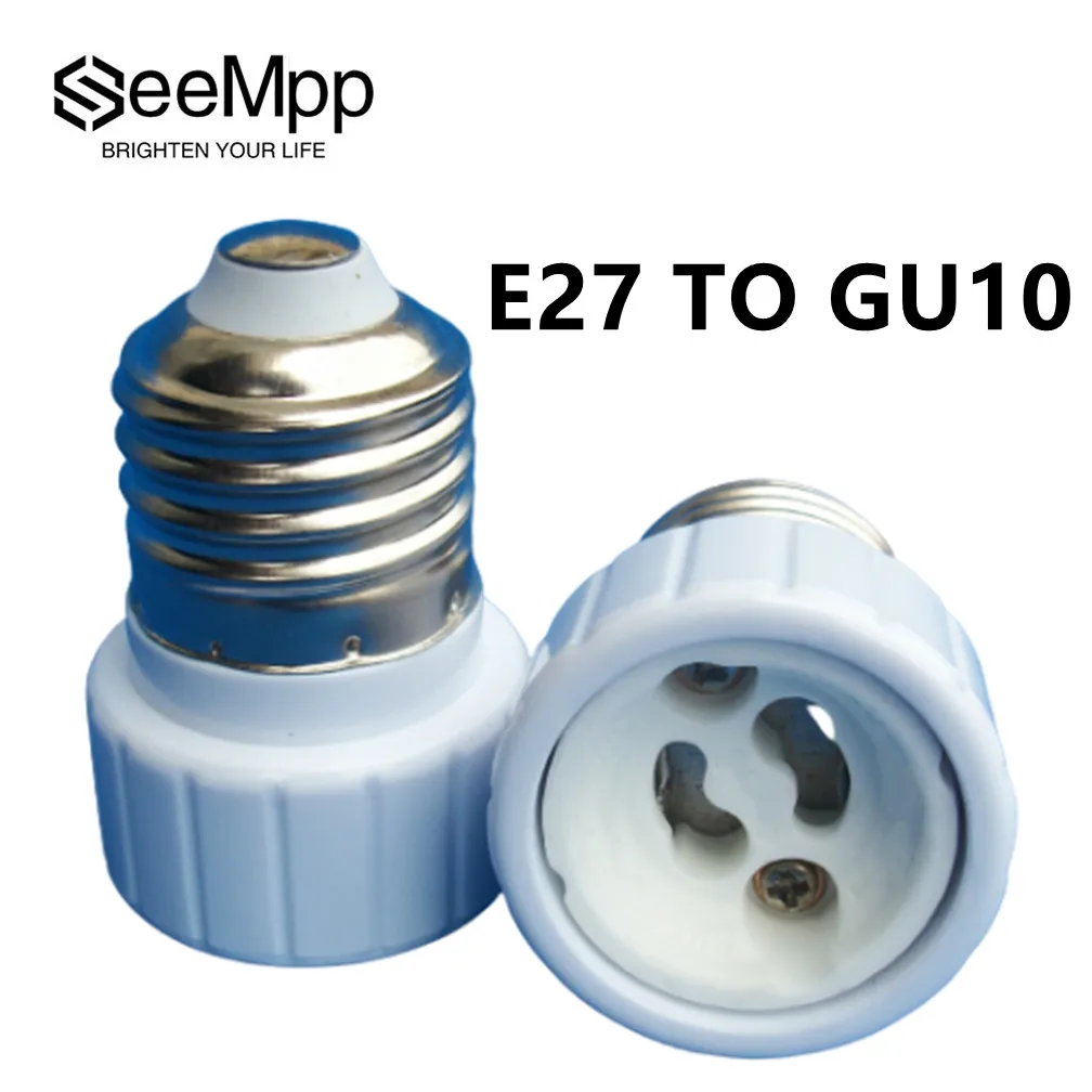 Патрон лампы e27 в gu10 преобразователь