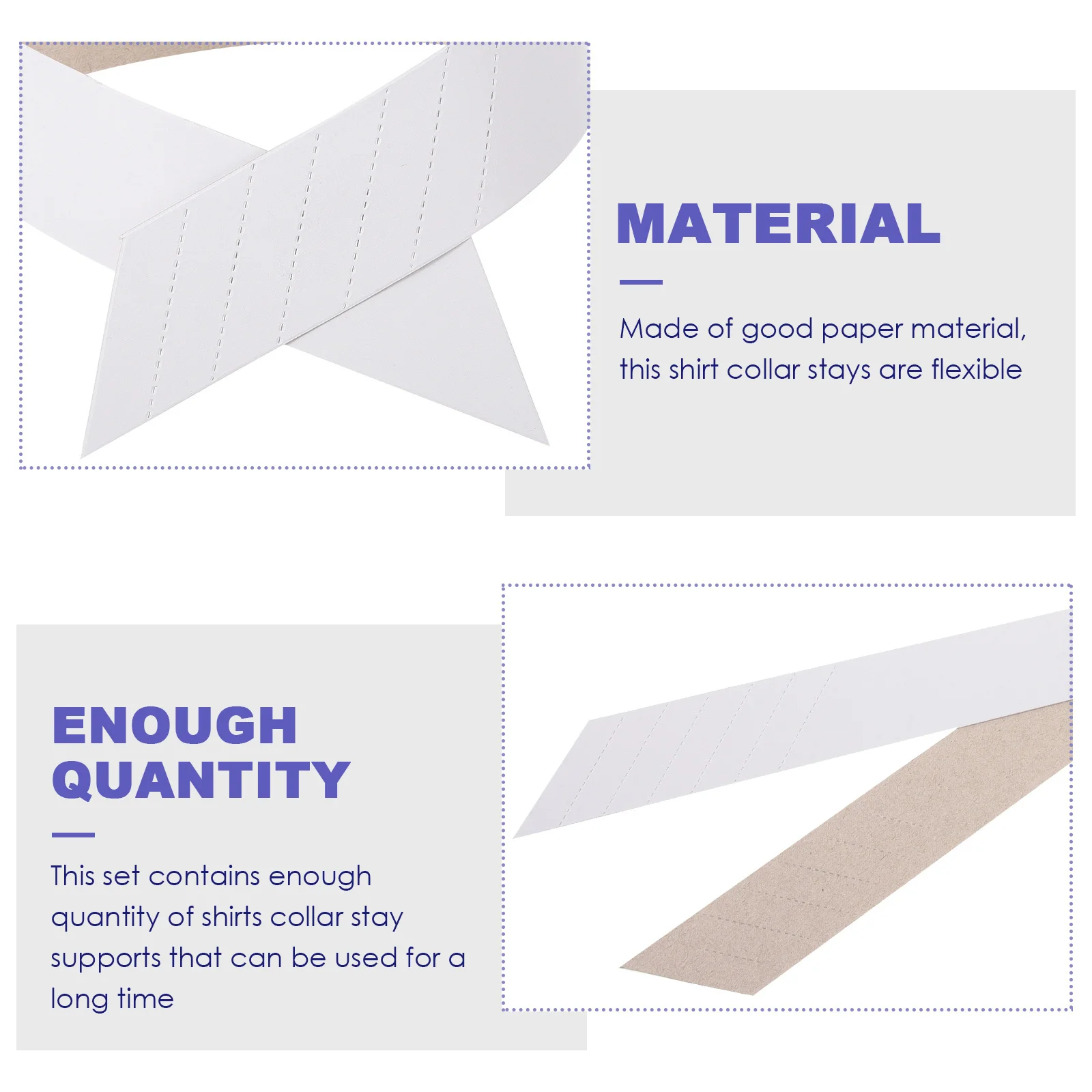 Бумага для поддержки воротника рубашки - Фотография_2