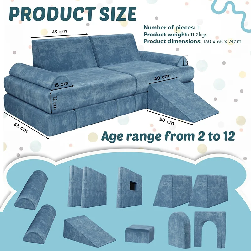 Детский игровой диван и диван монтессори - Фотография_2