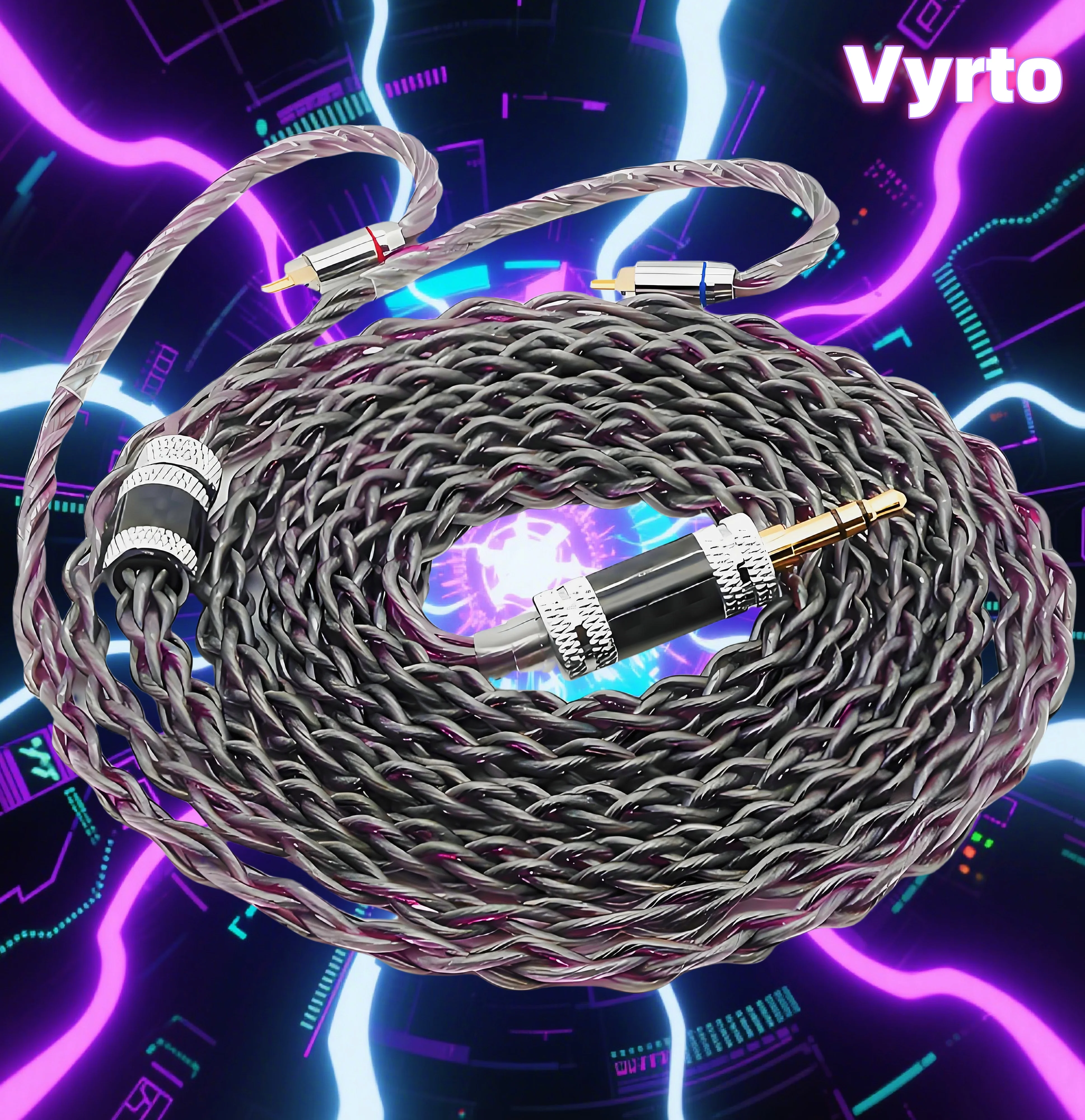 Vyrto-72 кабель ime guhe медь илюзия цвет 8-жильный mmcx/qdc/tfz/0