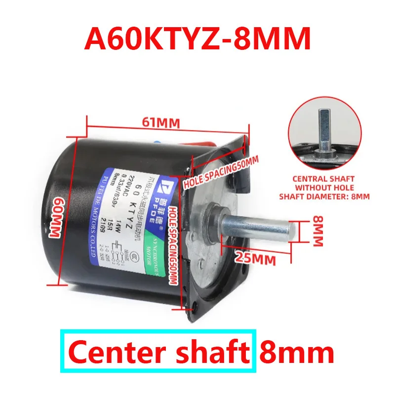 68ktyz ac220v синхронный двигатель - Фотография_4