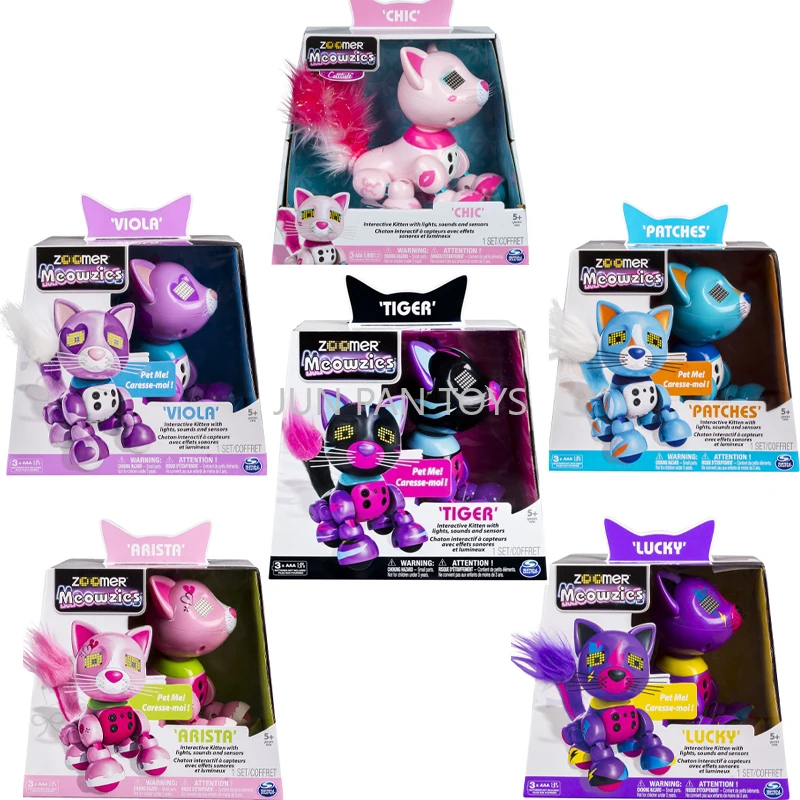 Оригинальные интерактивные нашивки zoomer meowzies для котят