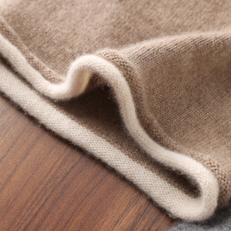 Зимняя шапка без гендерной вязки из 100% мериносовой шерсти - Фотография_5