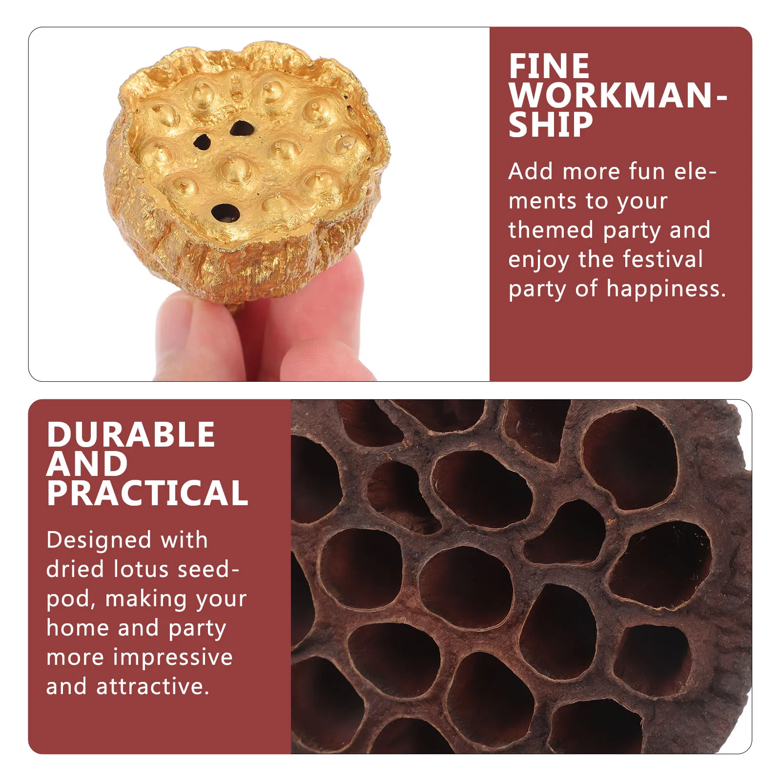 Натуральные сушеные стручки лотоса