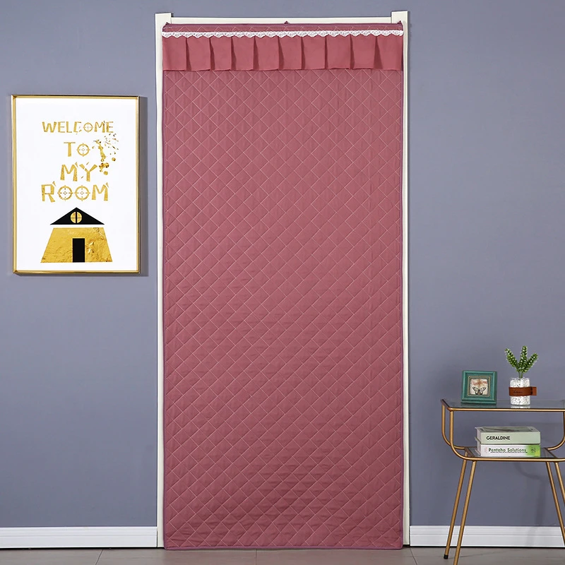 Зимняя стеганая дизайнерская дверная занавеска - Фотография_5