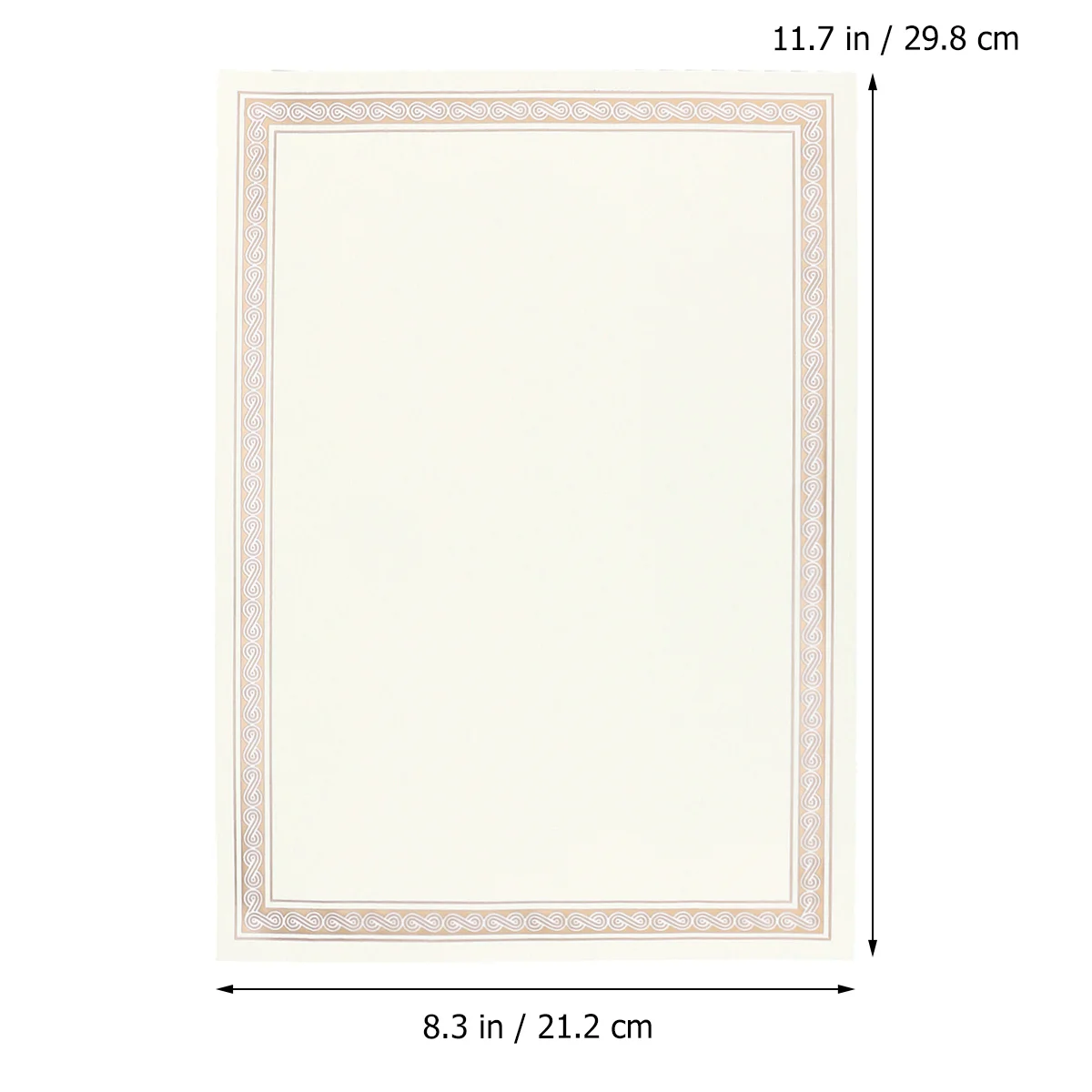 Бумага формата а4 с золотой каймой - Фотография_2