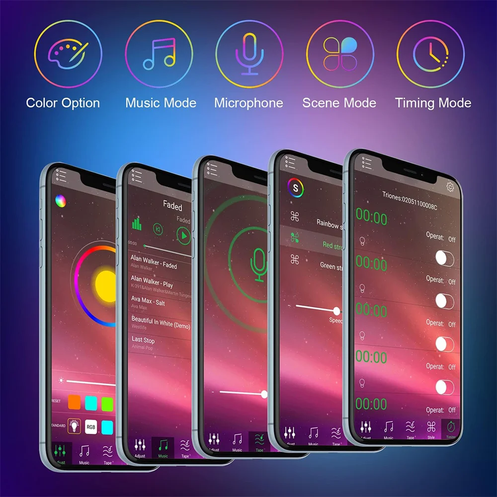 Светодиодные фонари rgb для комнаты - Фотография_4