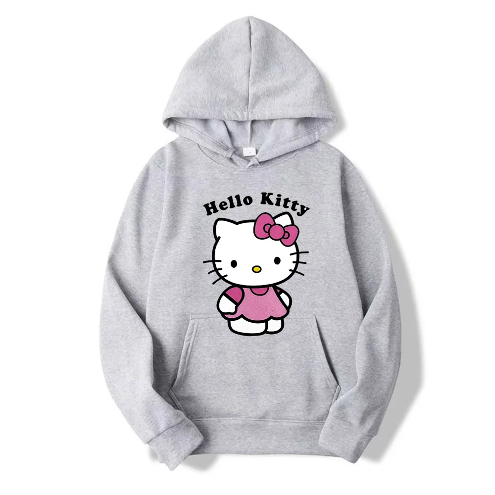Красивые толстовки с принтом «hello kitty» - Фотография_5