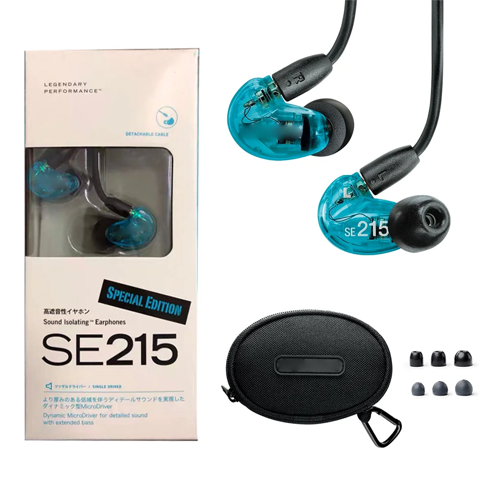 Se215 наушники с микрофоном hi-fi стерео шумоподавление 3 - Фотография_4
