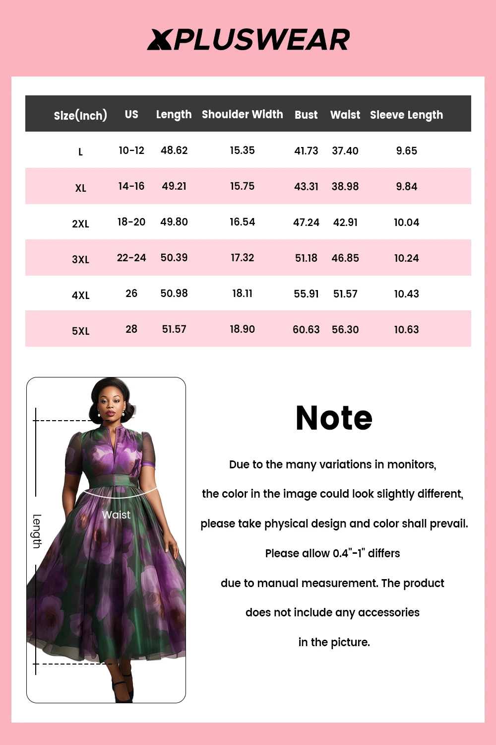 Плюс размер свадебный гость фиолетовые - Фотография_5