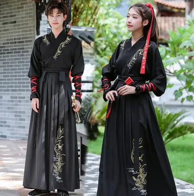 Hanfu ancient style swordsman suit