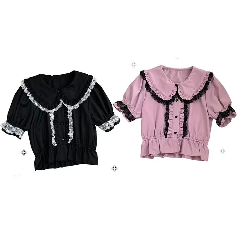 Blusas de mujer японская кавайная - Фотография_3