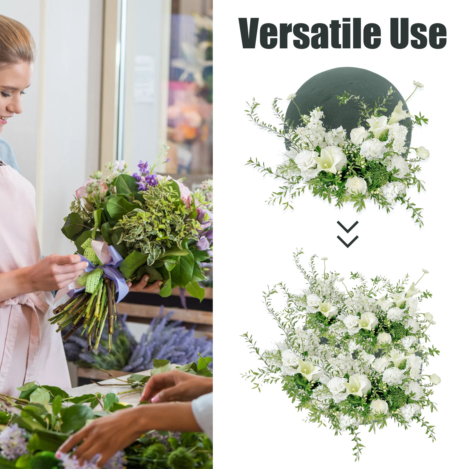 15 см, искусственные цветочные шары - Фотография_3