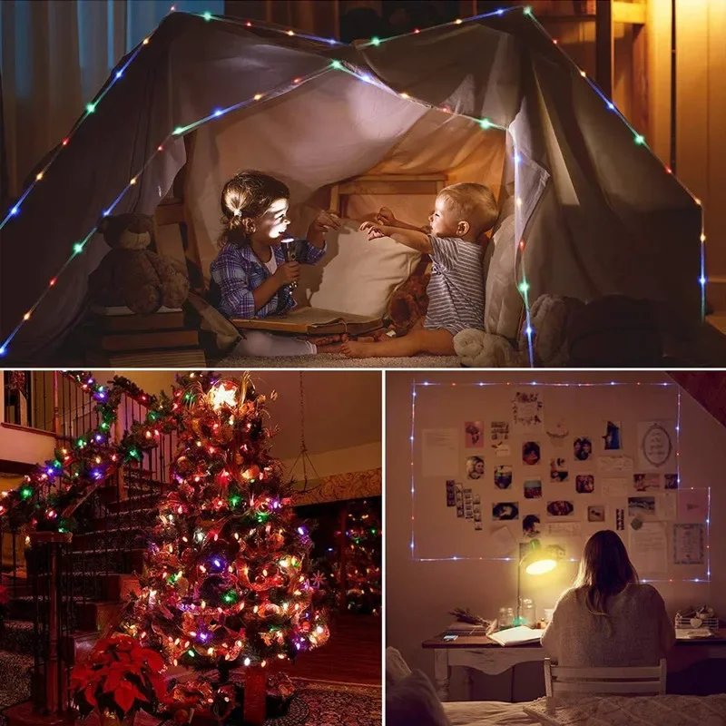 300led солнечная веревочная полоса - Фотография_5