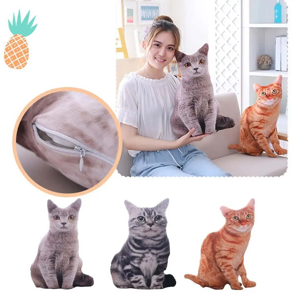 Плюшевая реалистичная 3d кукла-кошка - Фотография_2