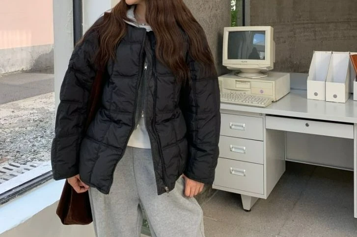 Модная хлопковая куртка с круглым вырезом для женщин - Фотография_4