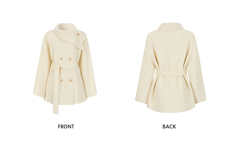 Пригородная стильная куртка со шнуровкой на талии - Фотография_5