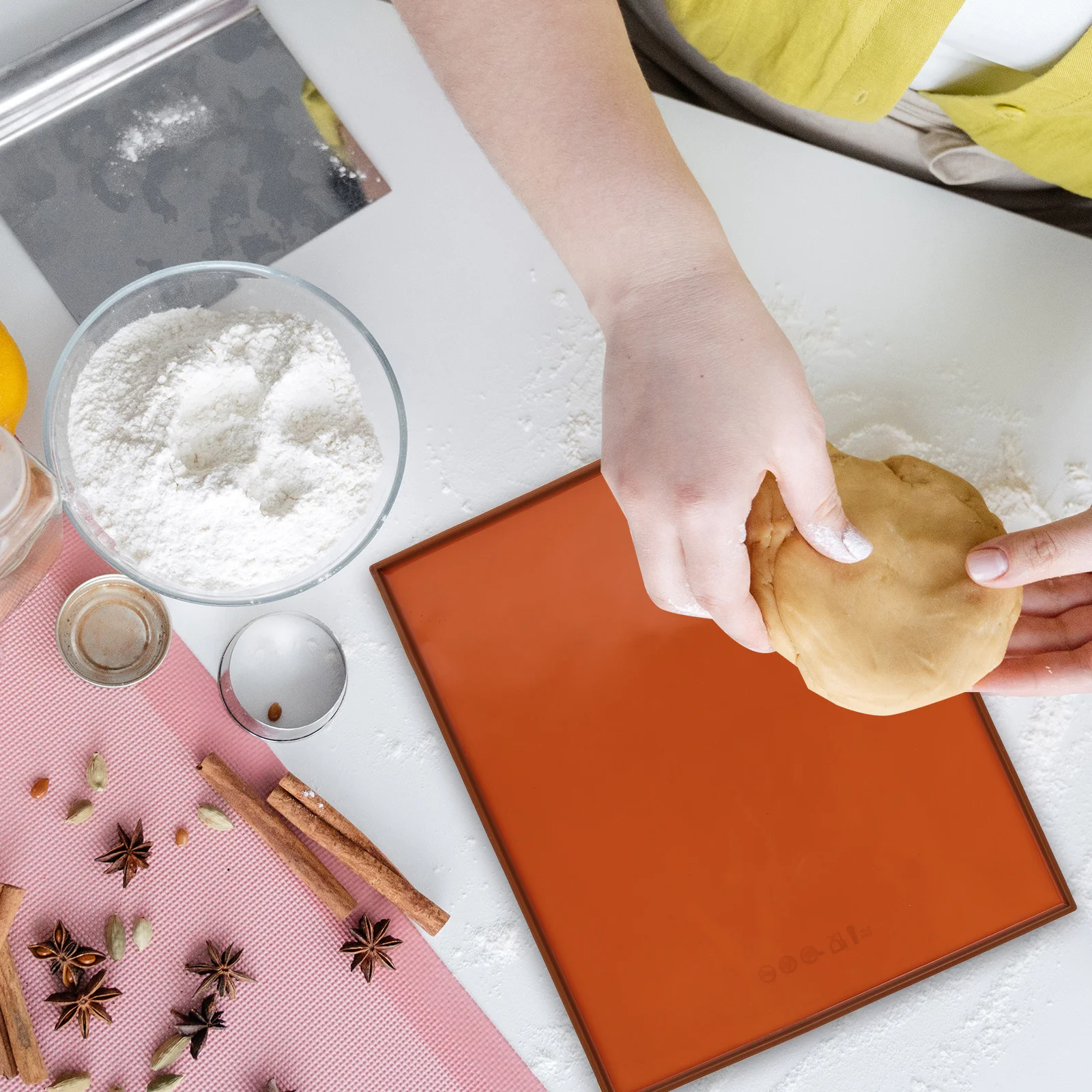 Силиконовый коврик для выпечки с антипригарным покрытием - Фотография_5