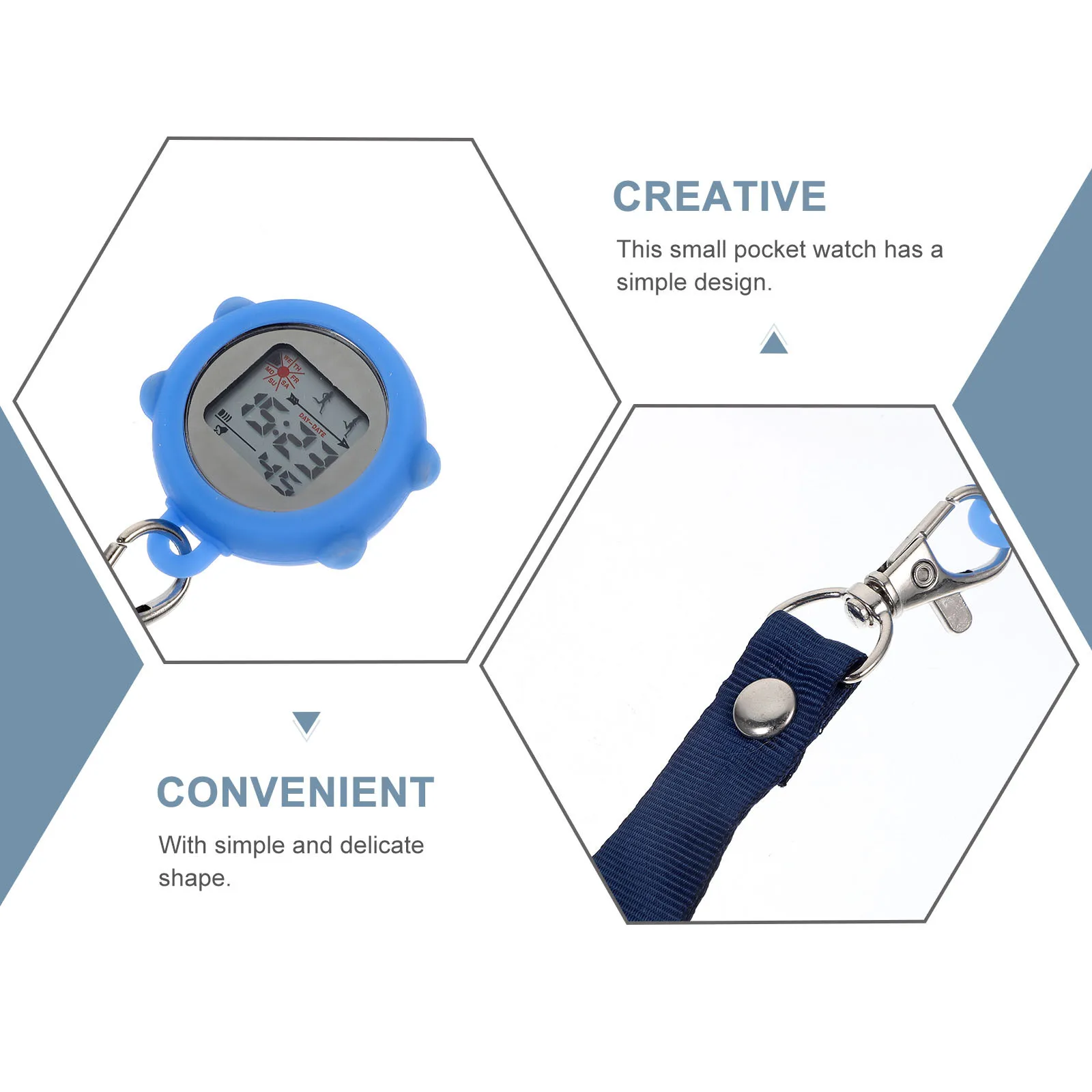 Карманные часы для медсестры с большим круглым лицом