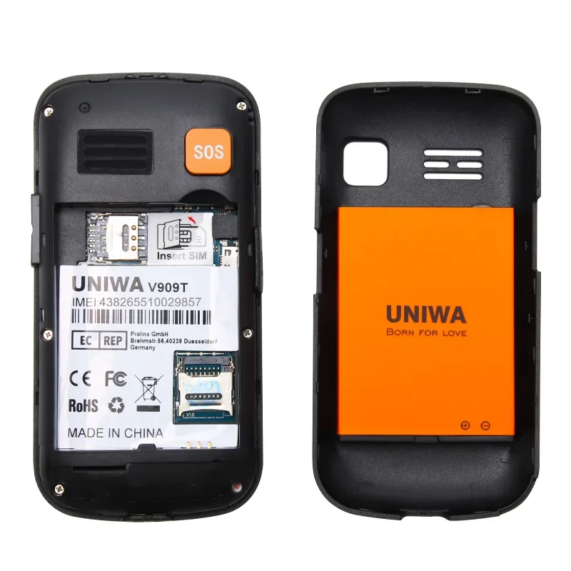Uniwa v909t 4g volte телефон двойной - Фотография_6