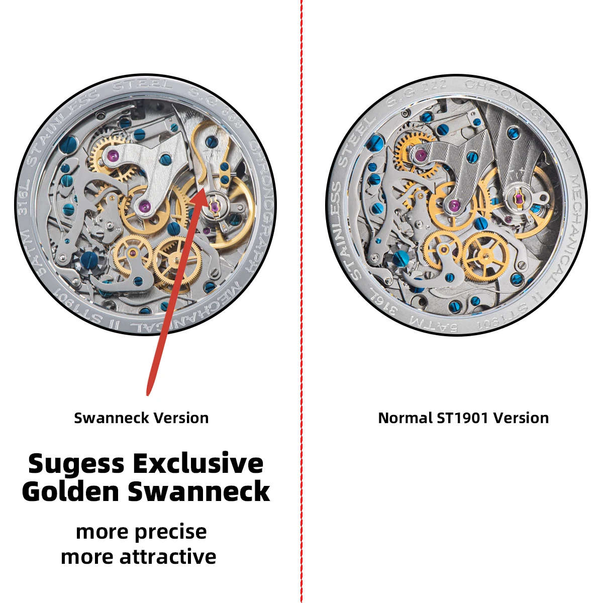 Sugess pilot watch st19 origin - Фотография_3