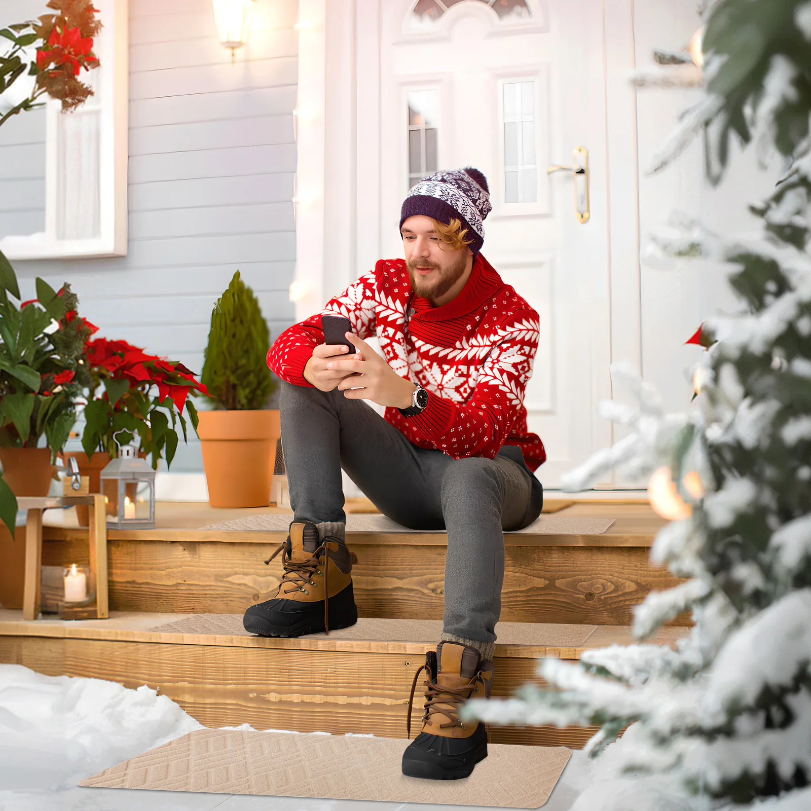 Нескользящие лестничные ступени для дома - Фотография_2