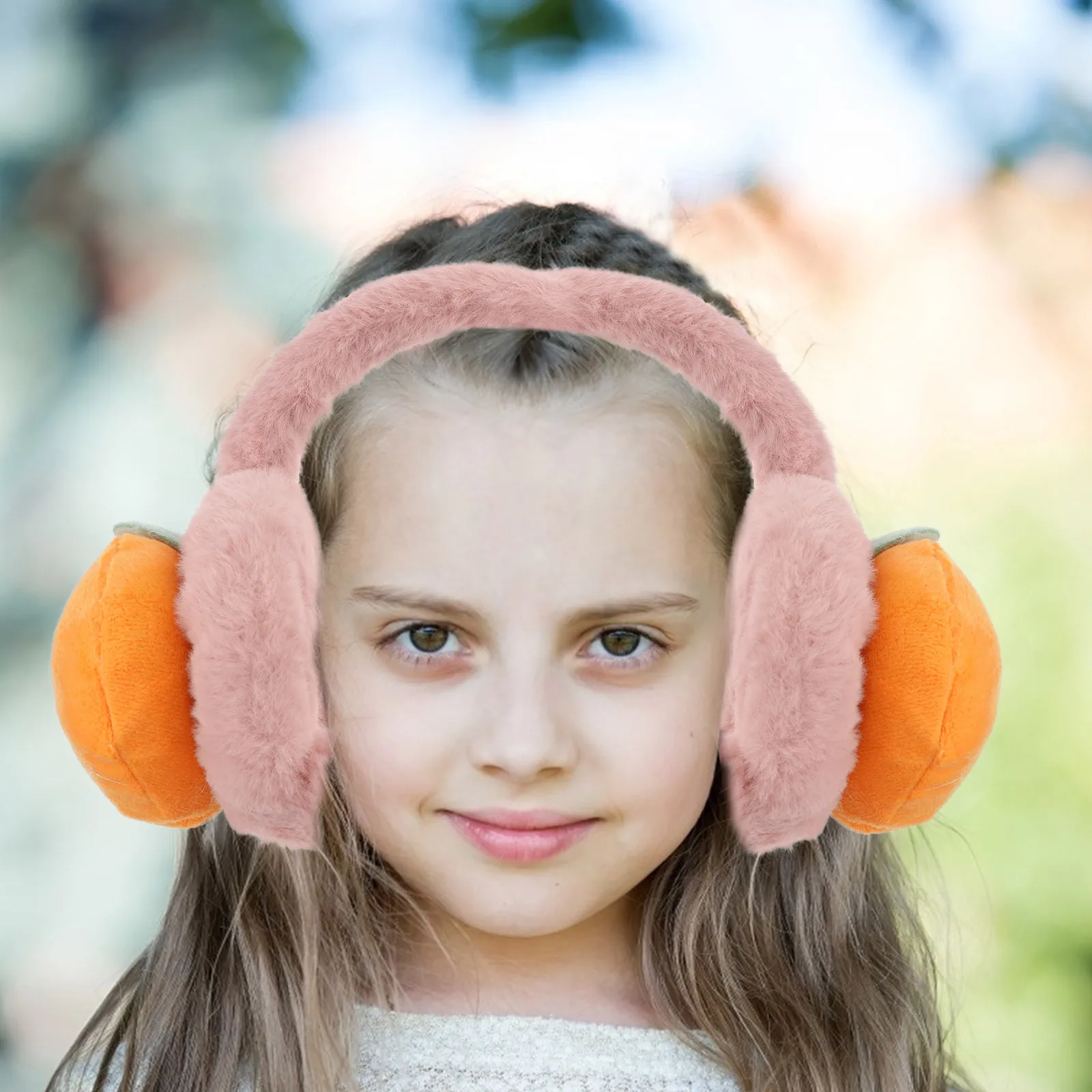 Теплые наушники с рисунком моркови - Фотография_3