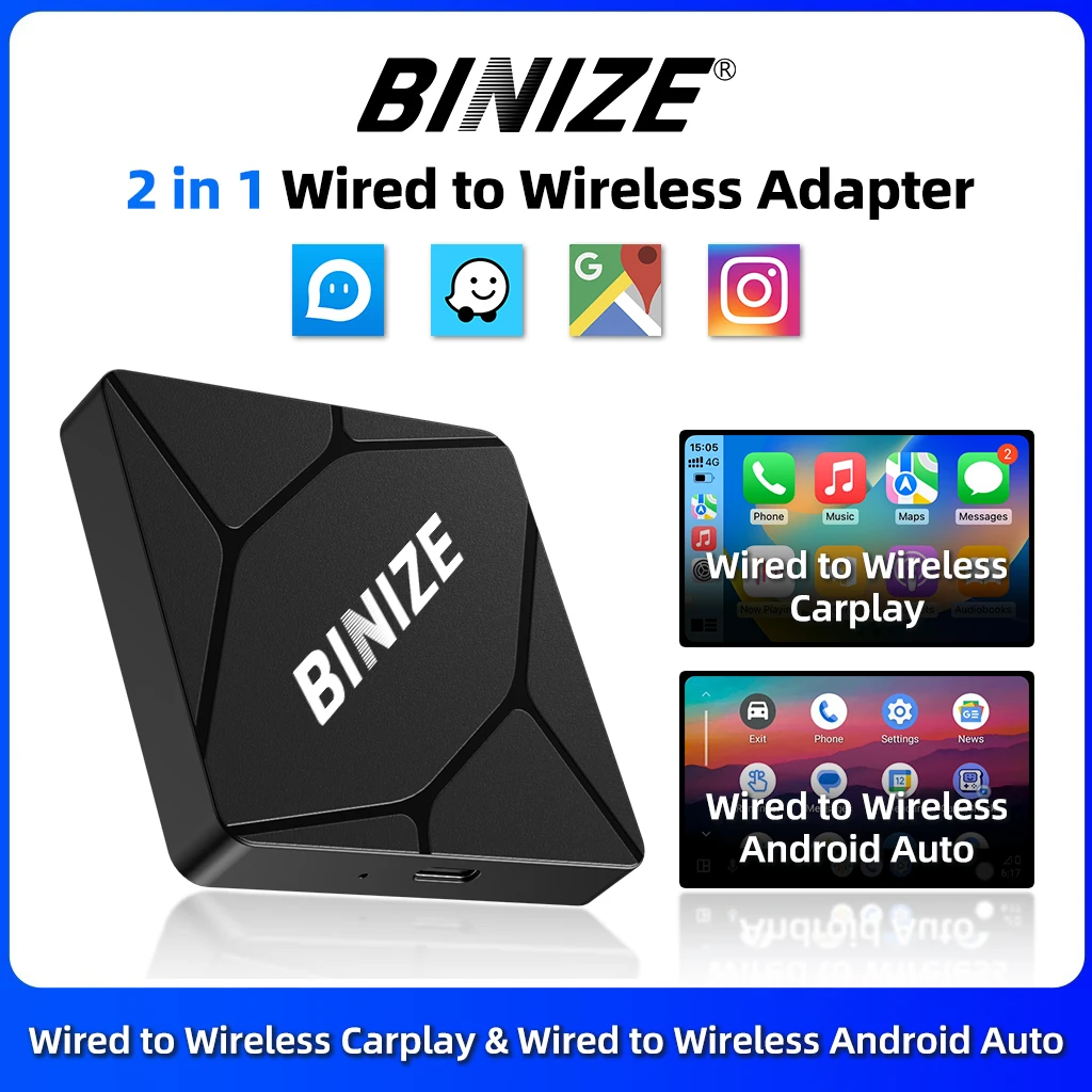 Беспроводной адаптер carplay binize