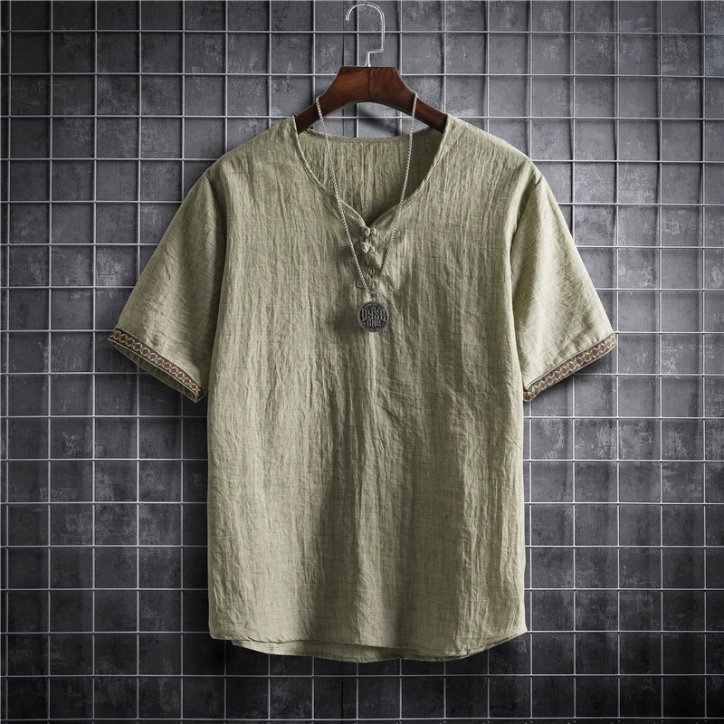 M-5xl размера плюс летние мужские - Фотография_4