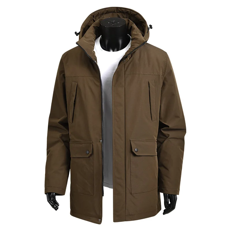 Мужская куртка с капюшоном