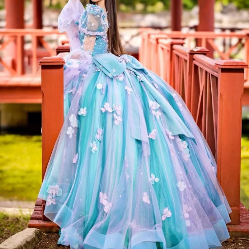 Светлое платье quinceanera - Фотография_5