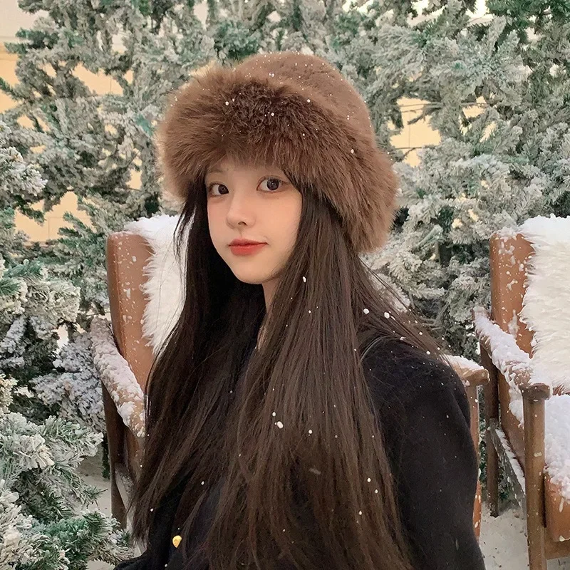 Зимняя плюшевая защитная шапка для ушей - Фотография_3