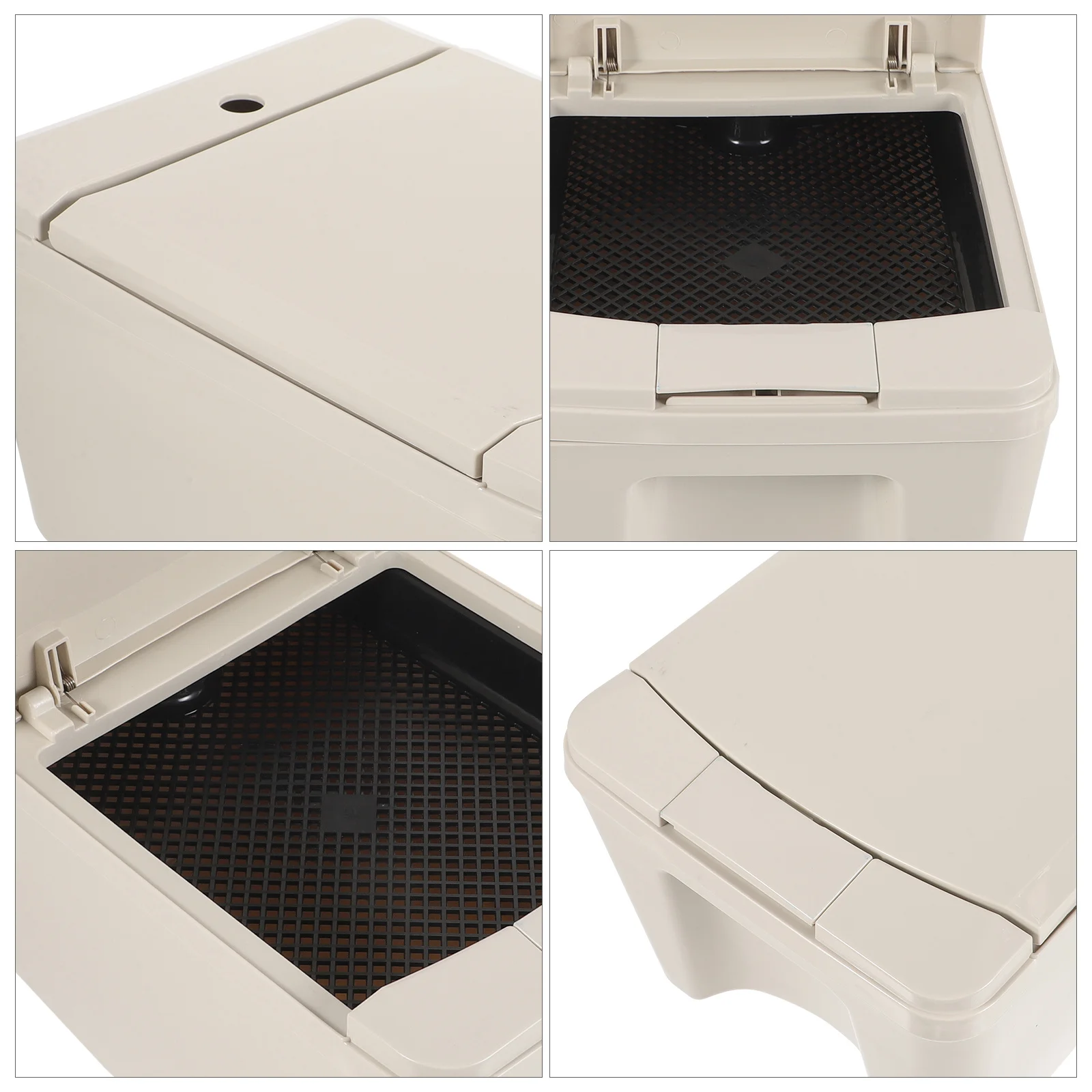 Пластиковое прямоугольное ведро для остатков чая - Фотография_3