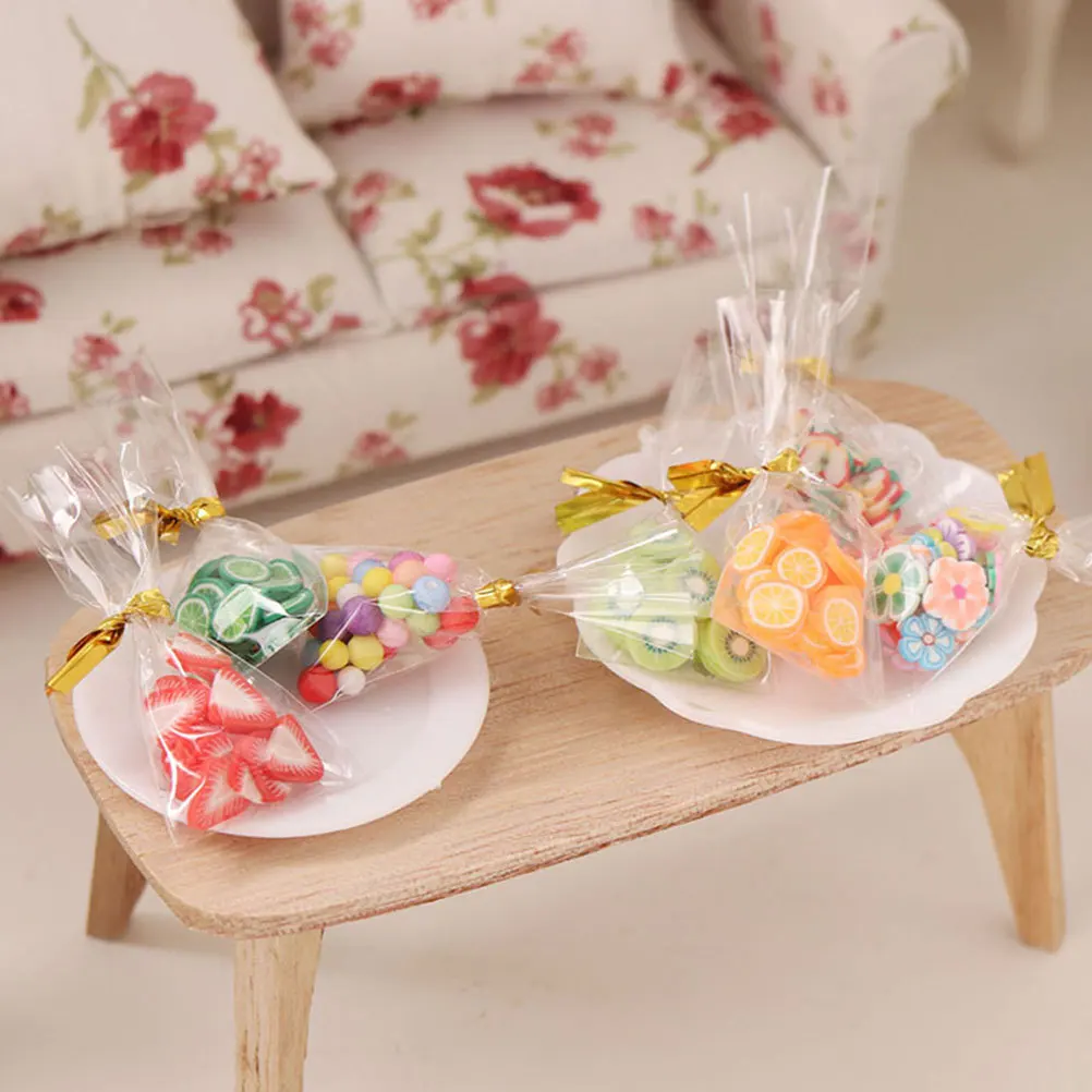 Мини-сумки с имитацией закусок в упаковке для мини-украшения дома - Фотография_2