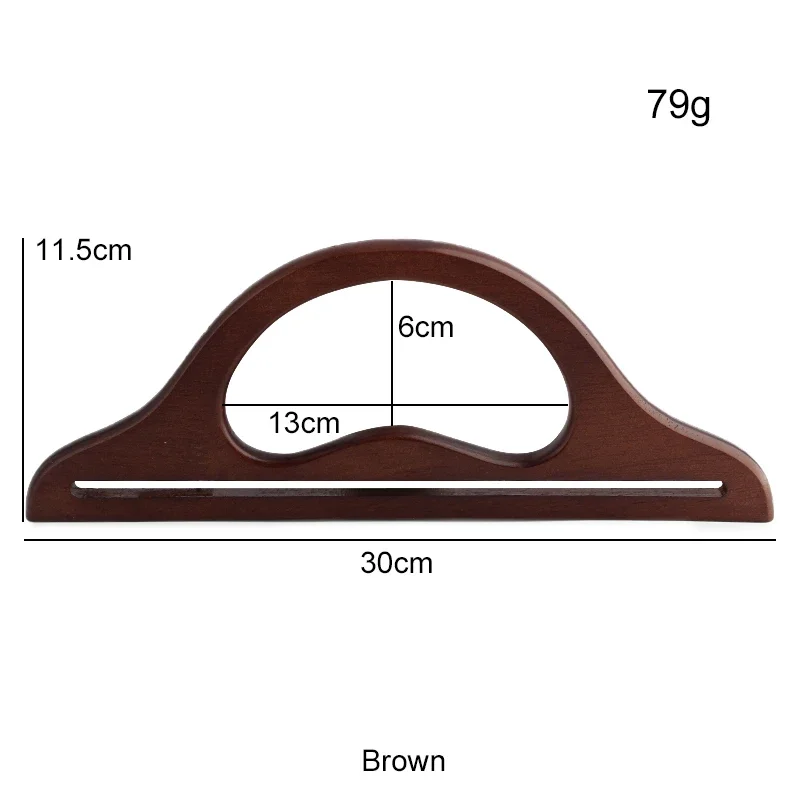 Резные деревянные ручки для сумок ручной работы - Фотография_4