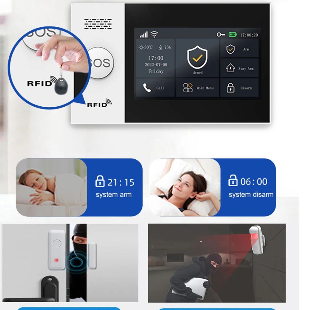 Аксессуары для интеллектуальной сигнализации pgst 433 мгц - Фотография_4