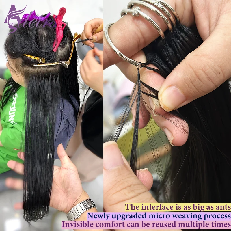 Adeirs новые наращивание волос с перьями - Фотография_3