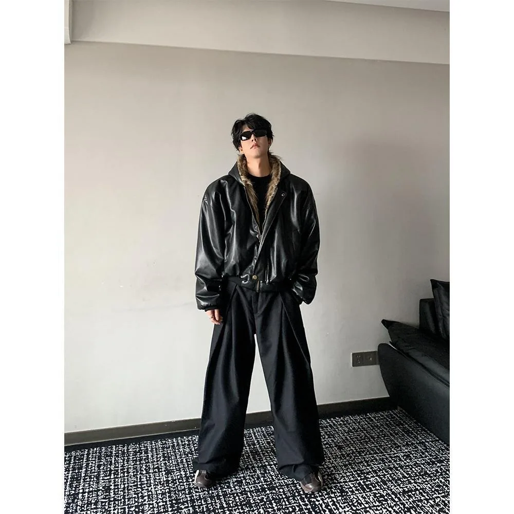 Зимняя мужская куртка премиум-класса с капюшоном в американском стиле - Фотография_4