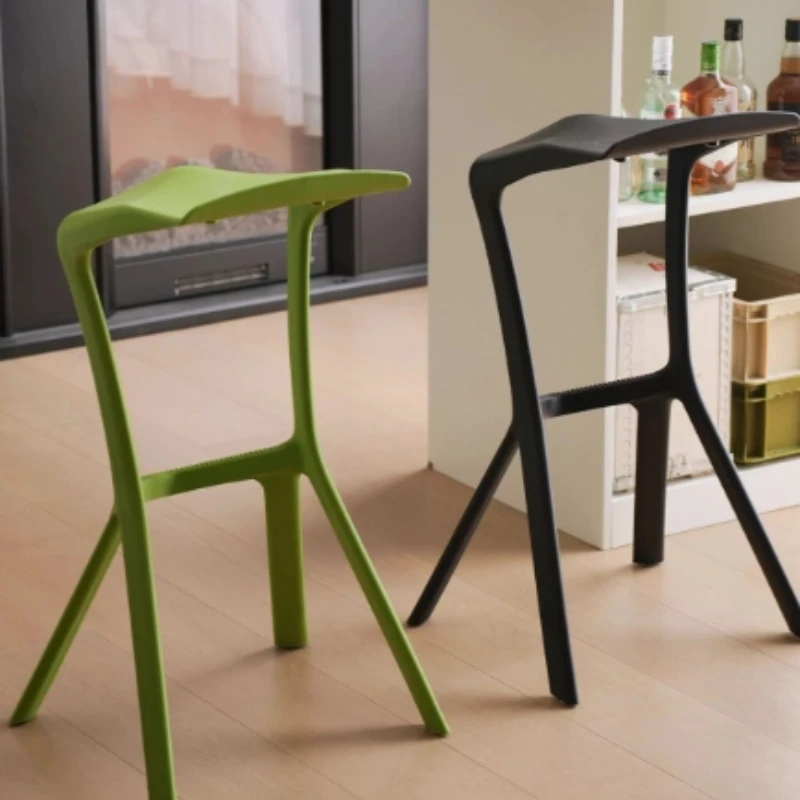 Скандинавский современный барный стул - Фотография_4