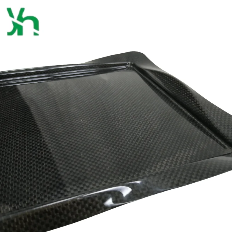 Большой поднос из углеродного волокна 30x25 см - Фотография_4