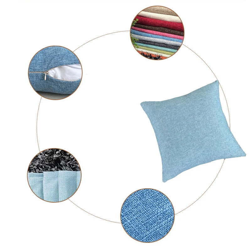 Однотонная наволочка для дивана - Фотография_3